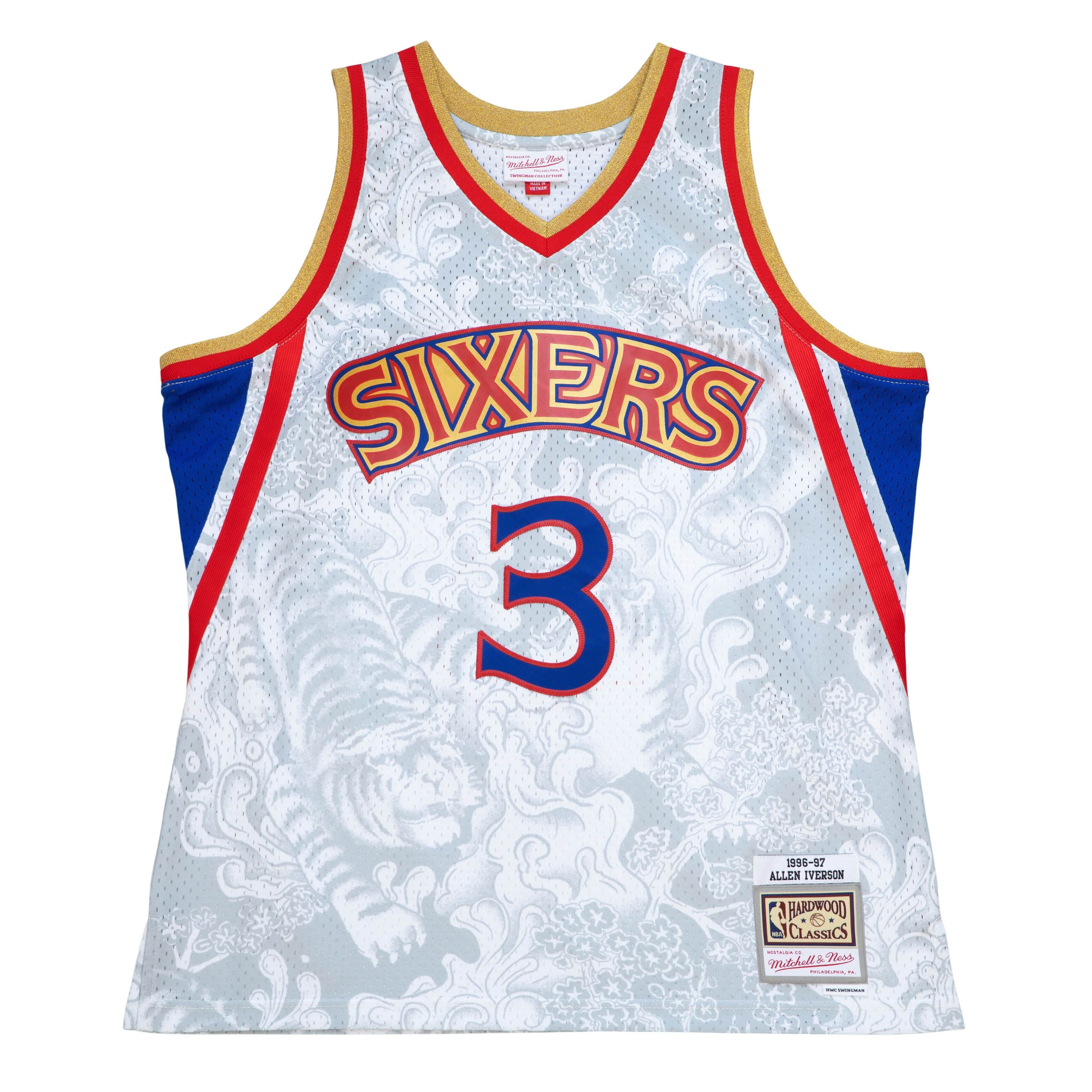 0195563832660 - Trikot Philadelphia 76ers Lunar New Year 40 Allen Iverson 1996 97