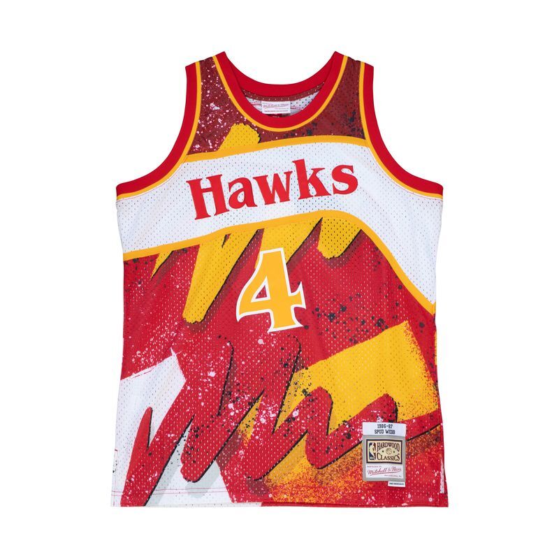 0195563833117 - Maillot NBA Atlanta Hawks Hyper Hoops Swingman Jersey 1986 Spud Webb 0195563833117 - Maillot NBA Atlanta Hawks Hyper Hoops Swingman Jersey 1986 Spud Webb