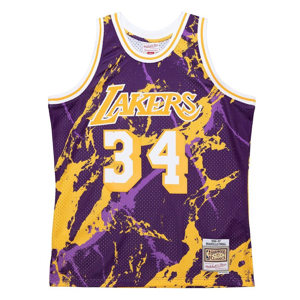 0195563883303 - Maillot NBA Los Angeles Lakers Shaquille O’Neal Team Swingman 1996 97