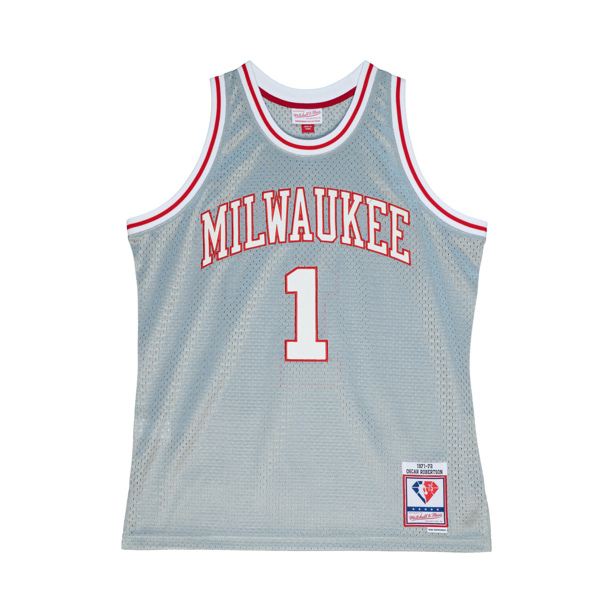 0195563962091 - Trikot Milwaukee Bucks Oscar Robertson 75th NBA