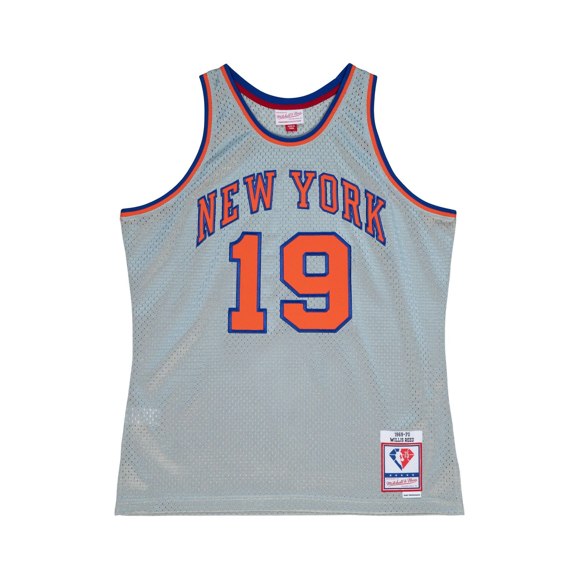 0195563962251 - Trikot New York Knicks Willis Reed 75th NBA