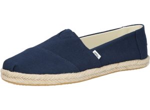 0195703326509 - TOMS Espadrilles Textil Schlupfform für Damen blau 36