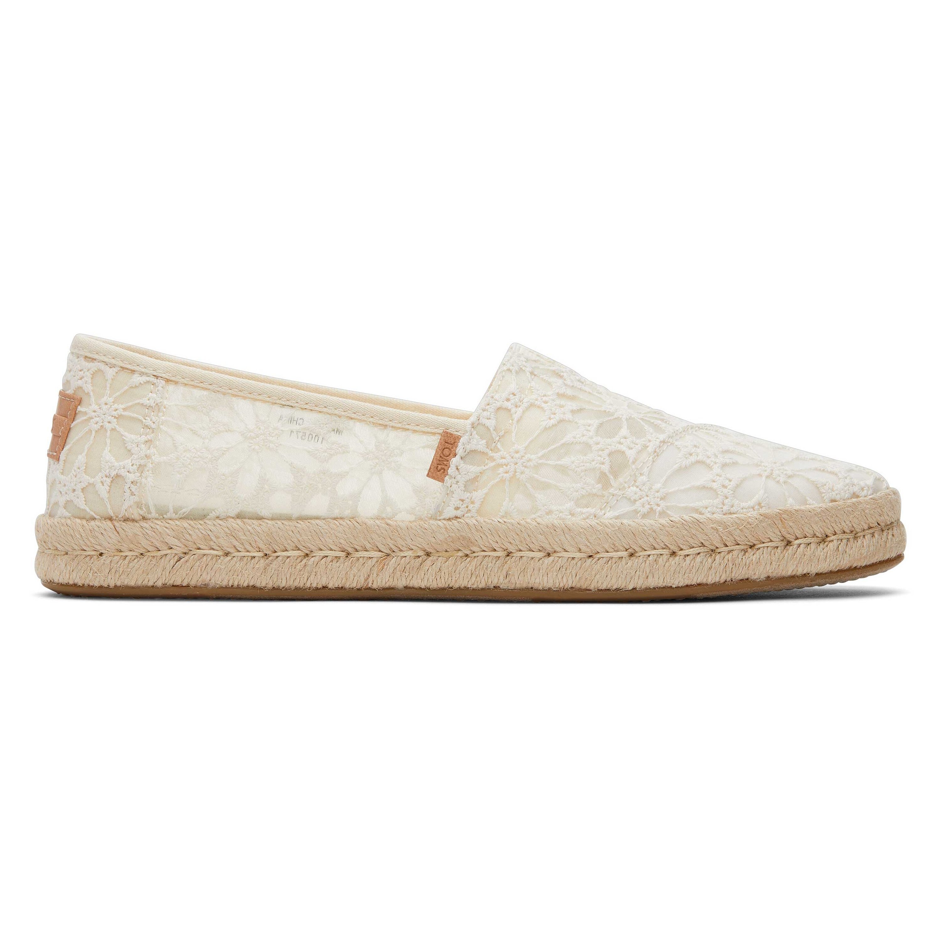 0195703466595 - Espadrilles mit floraler Spitze Damen Toms Alpargata Rope 20