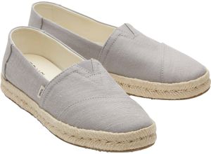 0195703467011 - TOMS Espadrilles Bast für Damen grau 39