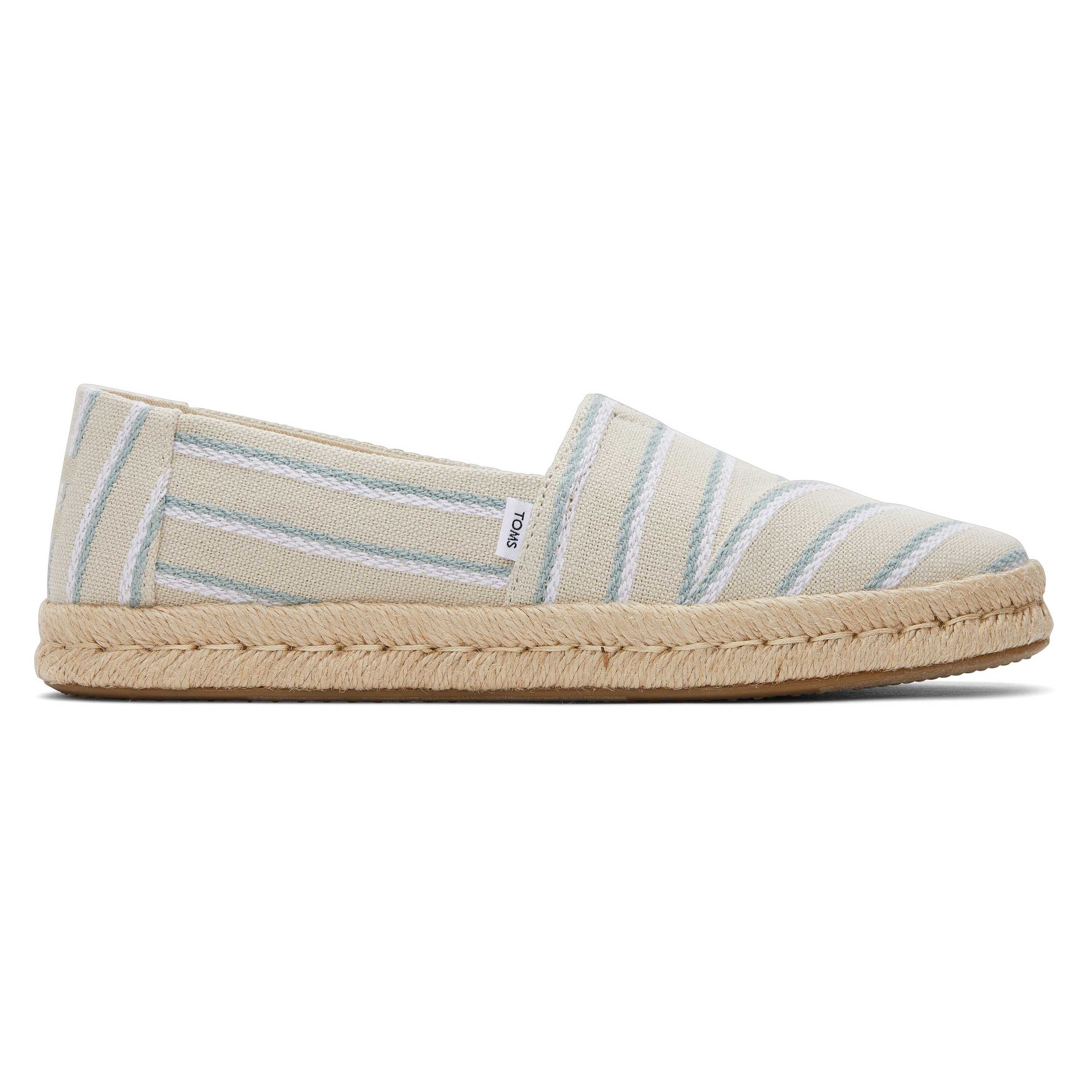 0195703468940 - Espadrilles mit gewebten Streifen Frau Toms Alpargata Rope 20