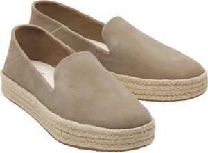 0195703469961 - TOMS Carolina Espadrilles Leder für Damen beige 37