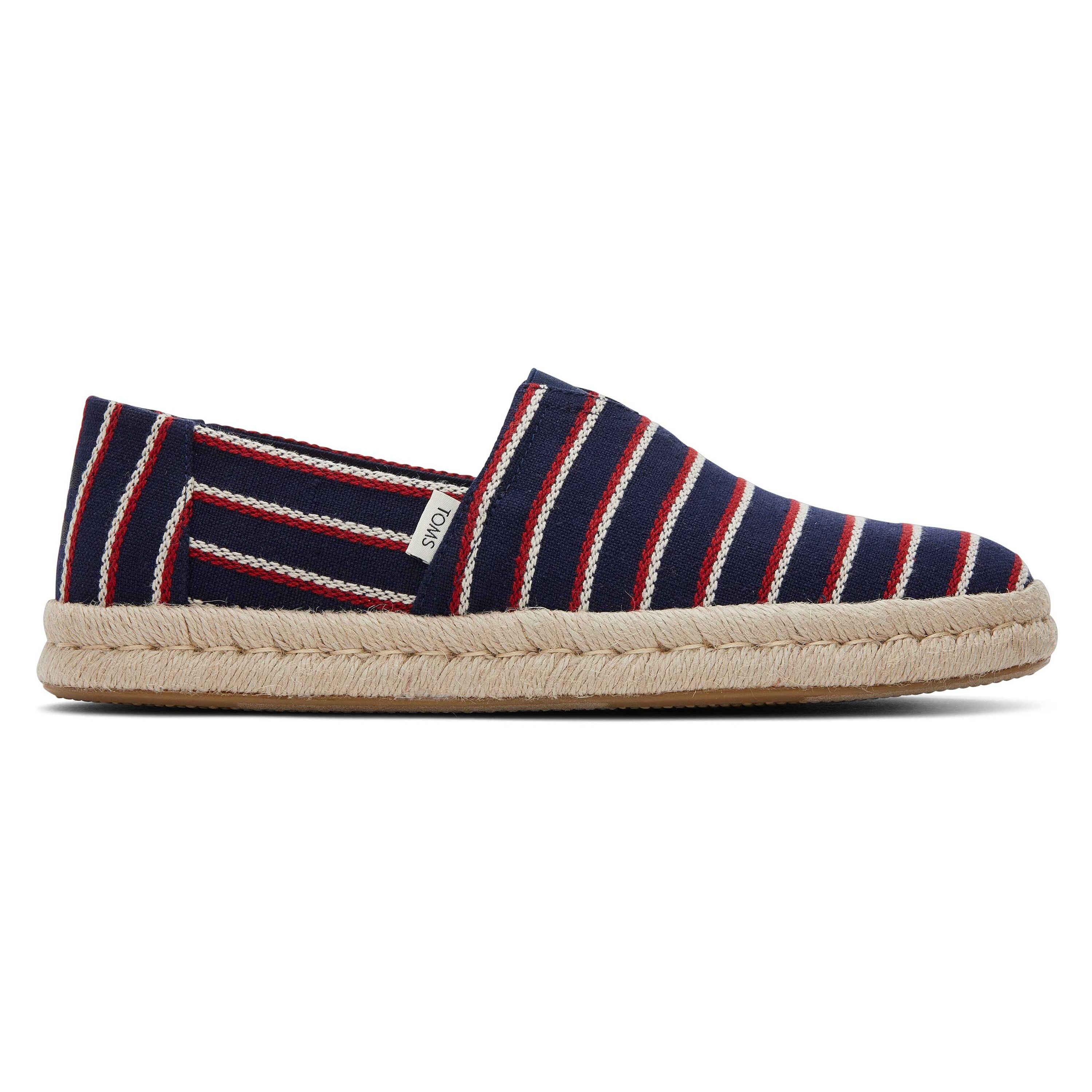 0195703492884 - Gestreifte Espadrilles Toms Alpargata Rope 20