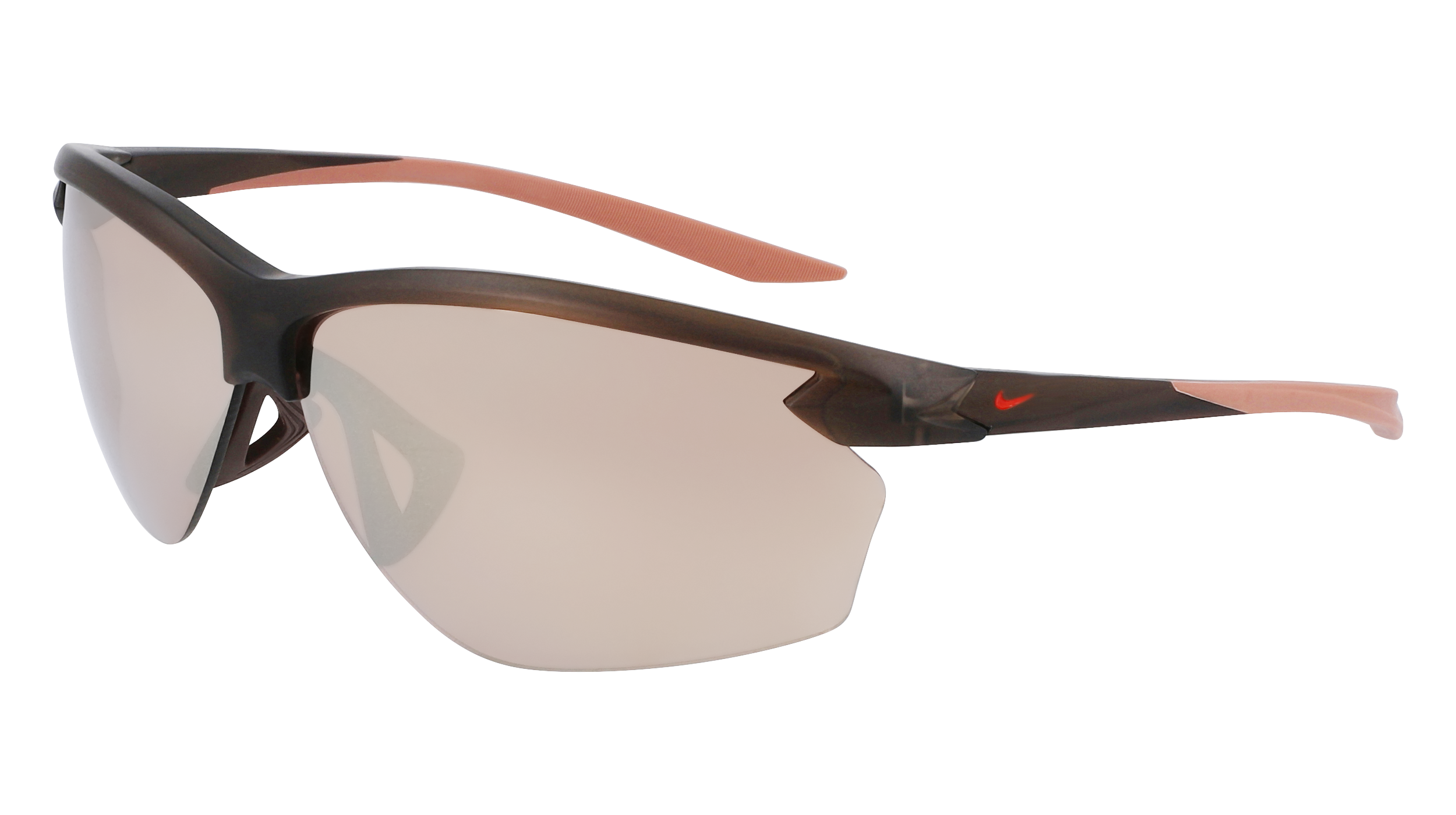 0195869272795 - Damen NIKE VICTORY E DV2144 4 Sonnenbrillen Plastik Schwarz-undurchsichtig Rot Quadratisch  Photochromatisch