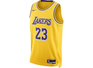 0195870316846 - LeBron James Los Angeles Lakers Spielertrikot Herren in amarillo