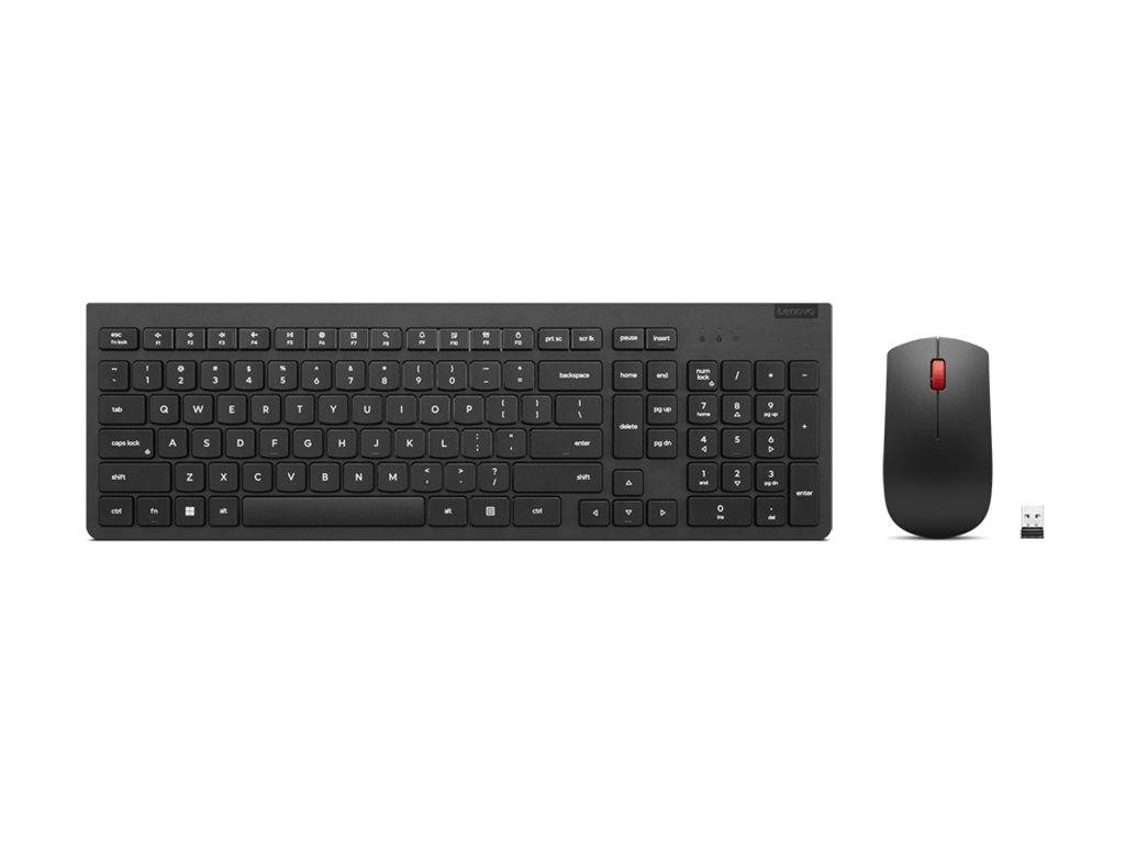 0195892093725 - Essential Wireless Combo Gen 2 - keyboard and mouse set - QWERTY - US English - black Input Device - Tastatur & Maus Set - Englisch (US) - Schwarz 0195892093725 - Essential Wireless Combo Gen 2 - keyboard and mouse set - QWERTY - US English - black Input Device - Tastatur & Maus Set - Englisch (US) - Schwarz
