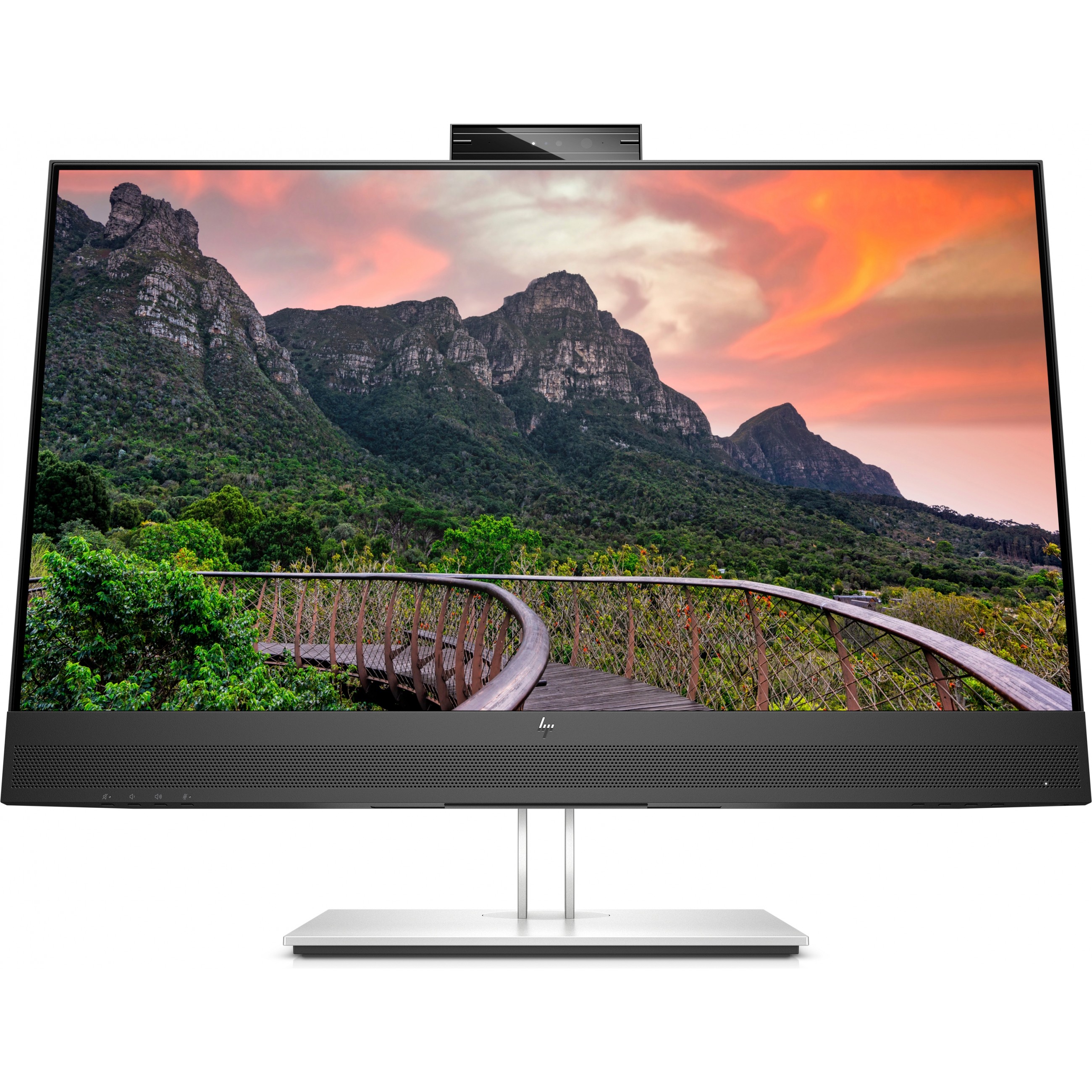 0195908730255 - E27m G4 Conferencing Monitor - Schwarz - 5 ms - E-Series LED-Monitor 686 cm (27) 2560 x 1440 QHD @ 75 Hz IPS 300 cd m² 10001 5 ms HDMI DisplayPort USB-C Lautsprecher Silber (Halter) schwarzer Kopf [Energieklasse F] (40Z29AA#ABB)