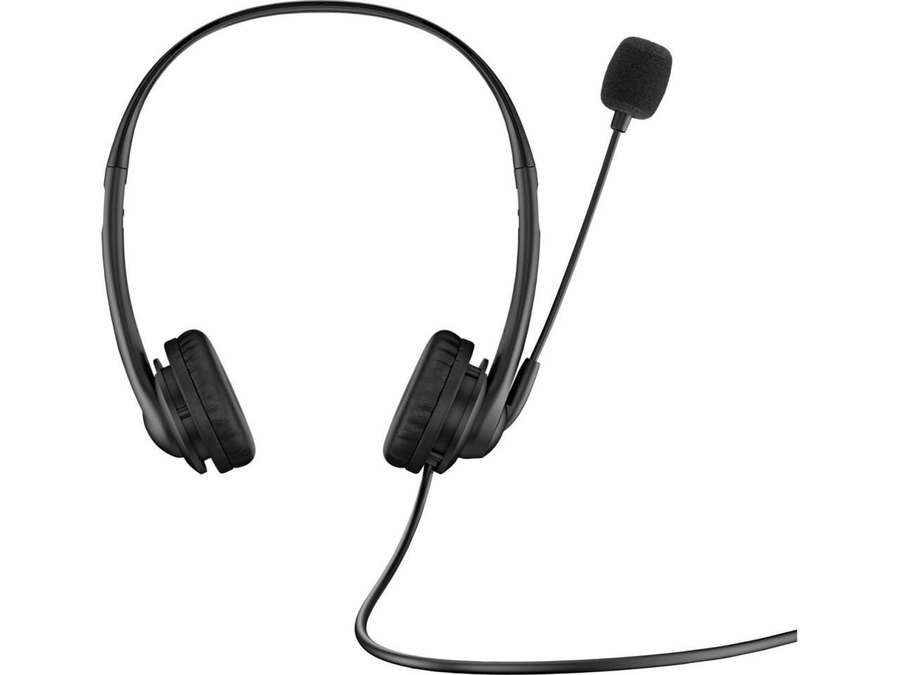 0195908812548 - Hewlett Packard - hp Stereo 35mm Headset G2 Kopfhörer Kabelgebunden Kopfband Büro Callcenter Schwarz