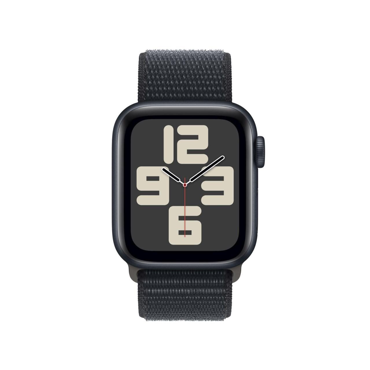 0195949007477 - APPLE Watch SE (2023) GPS+Cellular 44 mm Smartwatch Aluminium Textil Carbon Neutral 130-200 mm Mitternacht