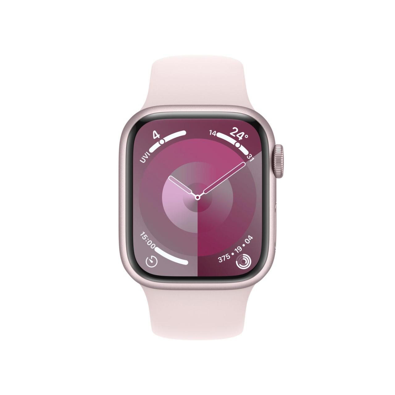 0195949025020 - APPLE Watch Series 9 GPS + Cellular 45 mm Smartwatch Aluminium Fluorelastomer 150 - 200 mm Rosé