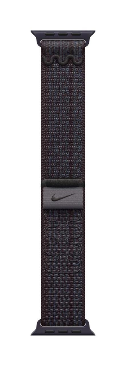 0195949081620 - Nike Sport Loop Sportarmband 38 mm 40 mm Schwarz Blau Watch Series 1 Watch Series 2 Watch Series 3 Watch Series 4 Watch Series 5 Watch Series 6