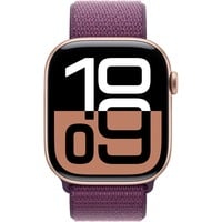 0195949563706 - Smartwatch APPLE Watch Series 10 Aluminium Smartwatches Gr 42 mm ohne eSIM One-Size Sport Loop rosegold (pflaume rosegold)