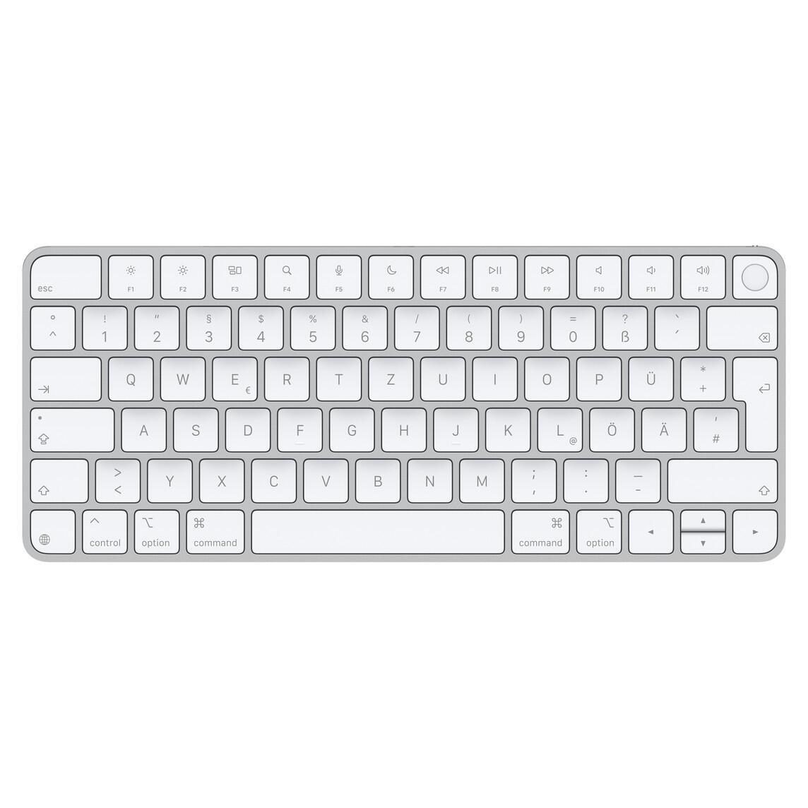 0195949633607 - Magic Keyboard (2024) mit Touch ID Tastatur kabellos silber 0195949633607 Apple