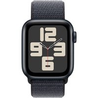 0195949642067 - Smartwatch APPLE Watch SE (2024) Smartwatches Gr 40 mm ohne eSIM One-Size Sport Loop schwarz (mitternacht)