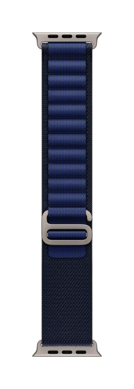 0195949659027 - APPLE Smartwatch-Armband Alpine Loop Uhrenarmbänder Gr 13-16 cm navy titan natur