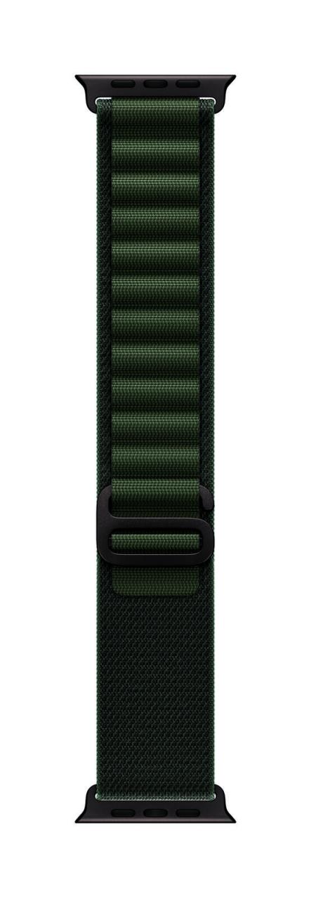 0195949774522 - APPLE Smartwatch-Armband Alpine Loop Uhrenarmbänder Gr 13-16 cm grün (dunkelgrün)