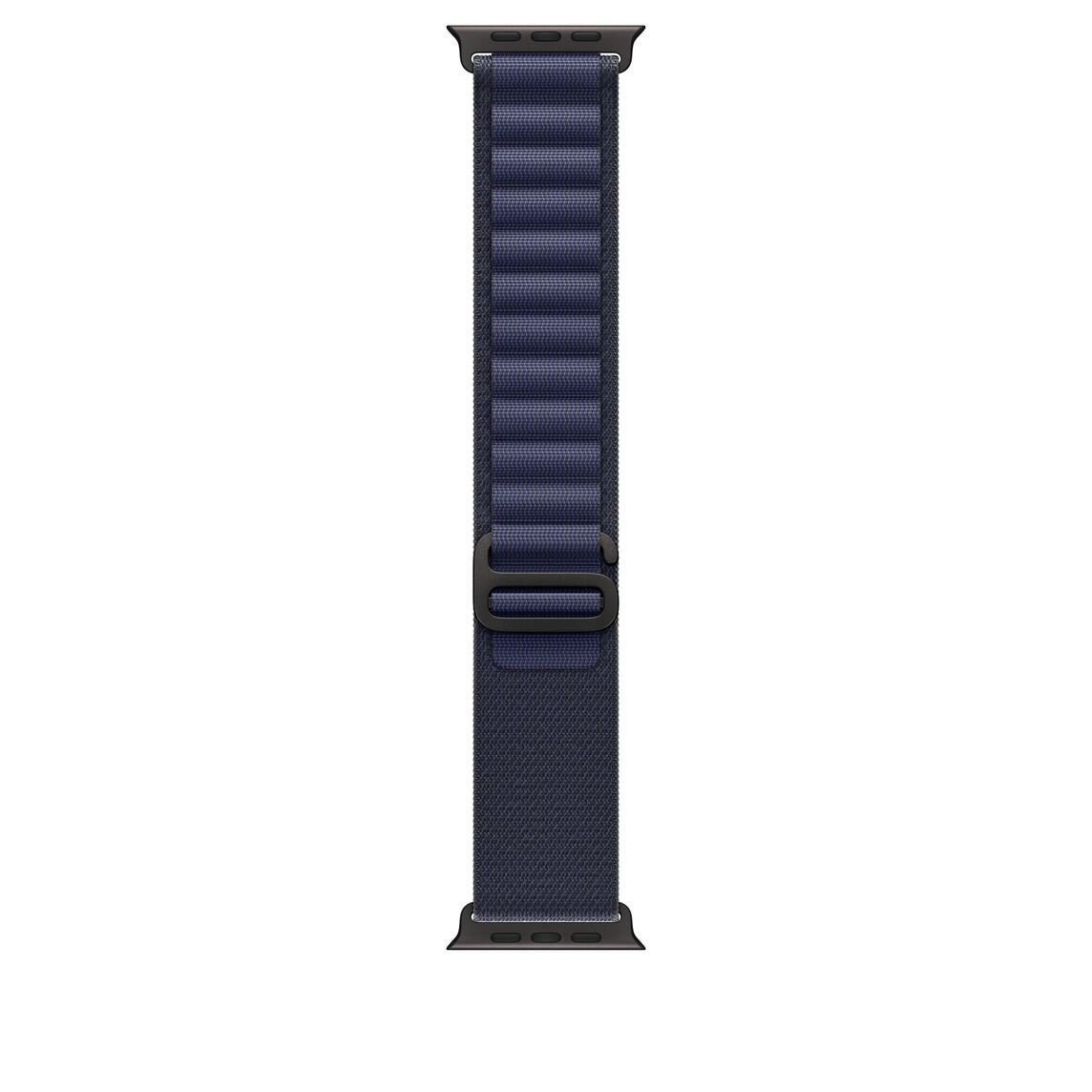 0195949774584 - APPLE Smartwatch-Armband Alpine Loop Uhrenarmbänder Gr 13-16 cm navy titan