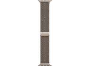 0195949832178 - APPLE Smartwatch-Armband Milanaise Uhrenarmbänder Gr 13-18 cm beige (natur)