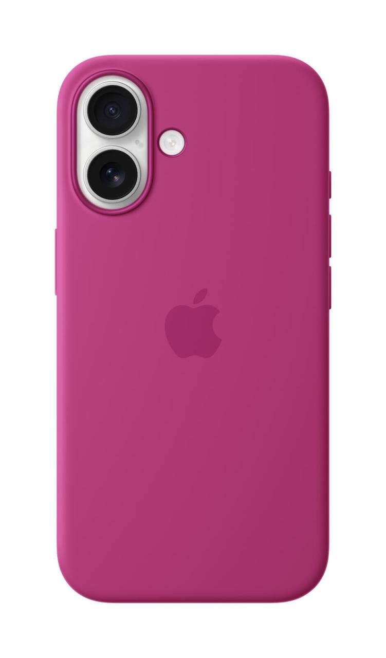 0195949885020 - Silikon Case Handy-Cover für iPhone 16 fuchsia 0195949885020 Apple