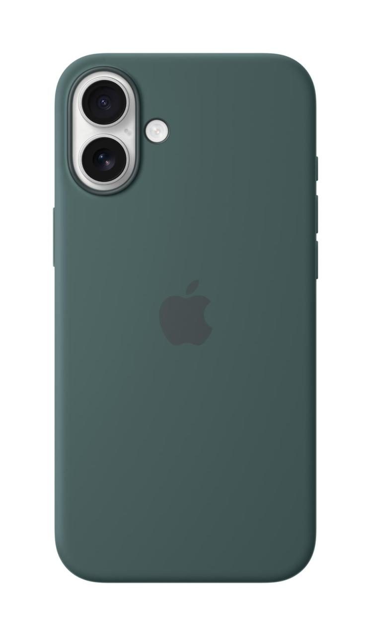 0195949885242 - iPhone 16 Plus Silicone Case with MagSafe - Lake Green