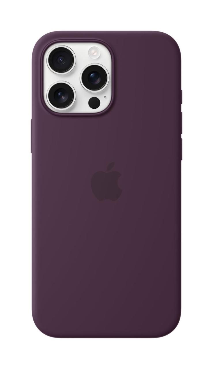 0195949885488 - Silikon Case Handy-Cover für iPhone 16 Pro Max pflaume