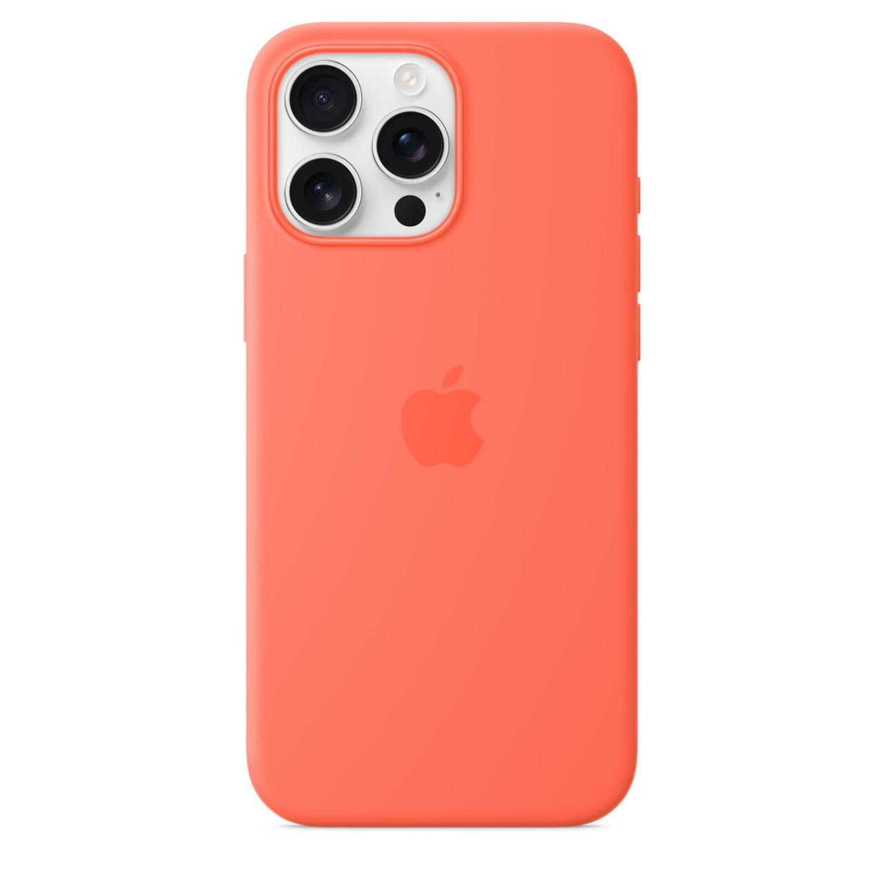 0195950231762 - iPhone 16 Pro Max Silicone Case with MagSafe - Tangerine