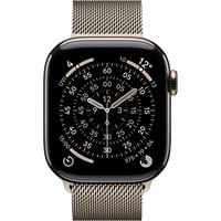 0195950629422 - Apple Watch Series 11 GPS + Cellular 42mm Natur Titanium Case mit Natur Milanese Loop
