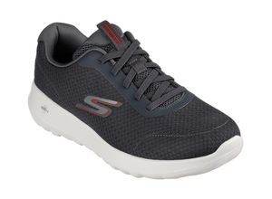 0195969991510 - SKECHERS® Go Walk Max - Midshore Sneaker Zuglasche dämpfend für Herren grau 425