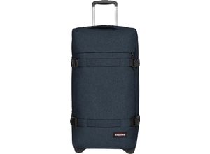 0196009883246 - EASTPAK® Rollenreisetasche Reißverschlussfächer Steckverschluss Melange TSA-Schloss blau