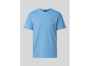 0196009917873 - T-Shirt mit Label-Stitching