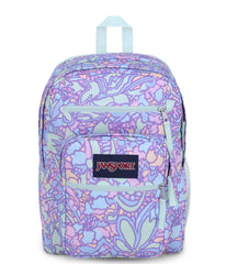 0196010955130 - Jansport  Big Student Backpack - Fluid Floral Pastel Lilac