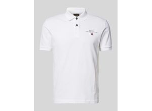 0196011080169 - Regular Fit Poloshirt mit Label-Print Modell elbas