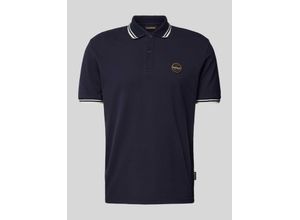 0196011759553 - Regular Fit Poloshirt mit Label-Badge Modell MACAS