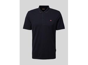 0196011760900 - Slim Fit Poloshirt mit Logo-Stitching Modell EALIS