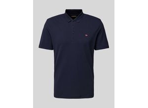 0196011761785 - Slim Fit Poloshirt mit Logo-Stitching Modell EALIS