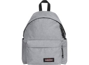 0196011840282 - EASTPAK® Rucksack seitliche Flaschenhalter Reißverschlussfach Patch grau