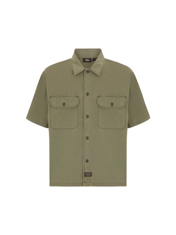 0196011925118 - UNIONVILLE GD WORK SHIRT Kurzarmhemd oliv in XXL 0196011925118 - UNIONVILLE GD WORK SHIRT Kurzarmhemd oliv in XXL