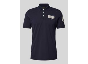 0196012779765 - Slim Fit Poloshirt mit Label-Patch Modell E-AMUNDSEN