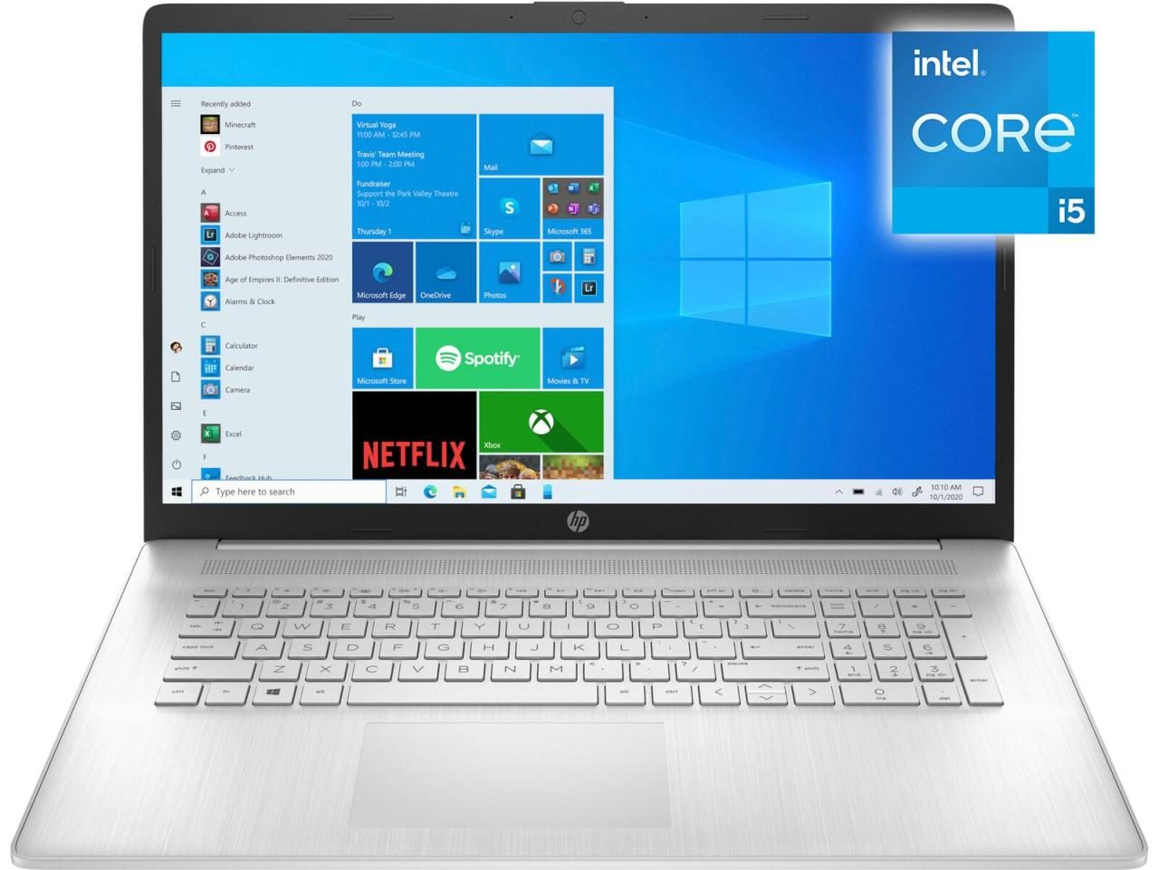 0196068094546 - Laptop 17-cn0057ng - Intel Core i5 1135G7   24 GHz - Win 10 Home 64-Bit - GF MX350 - 16 GB RAM - 512 GB SSD NVMe - 439 cm (173) IPS 1920 x 1080 (Full HD) - Wi-Fi 5 - Natural Silver - kbd Deutsch