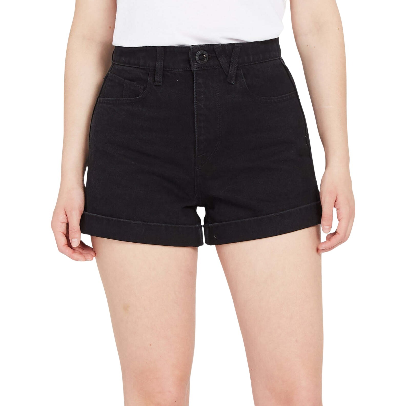 0196134290537 - Shorts jeans femme Weellow