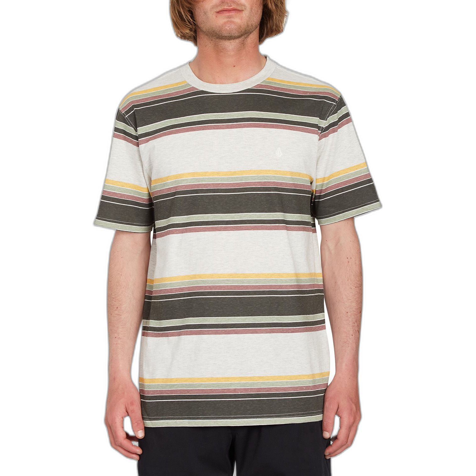 0196134366751 - VOLCOM Herren Beachshirt Bandstone Crew bunt Größe S A0112305