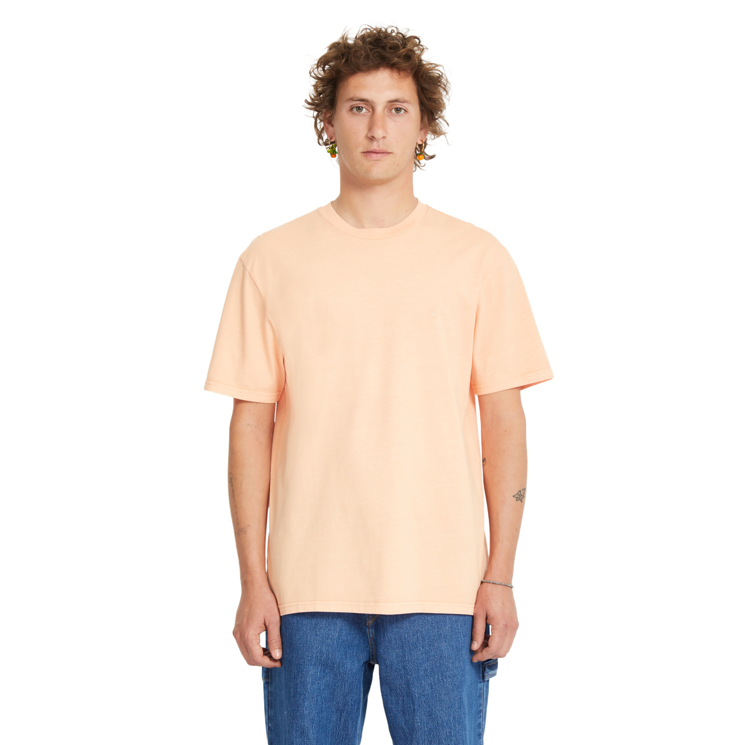 0196134972488 - T-Shirt Solid Stone 0196134972488 - T-Shirt Solid Stone
