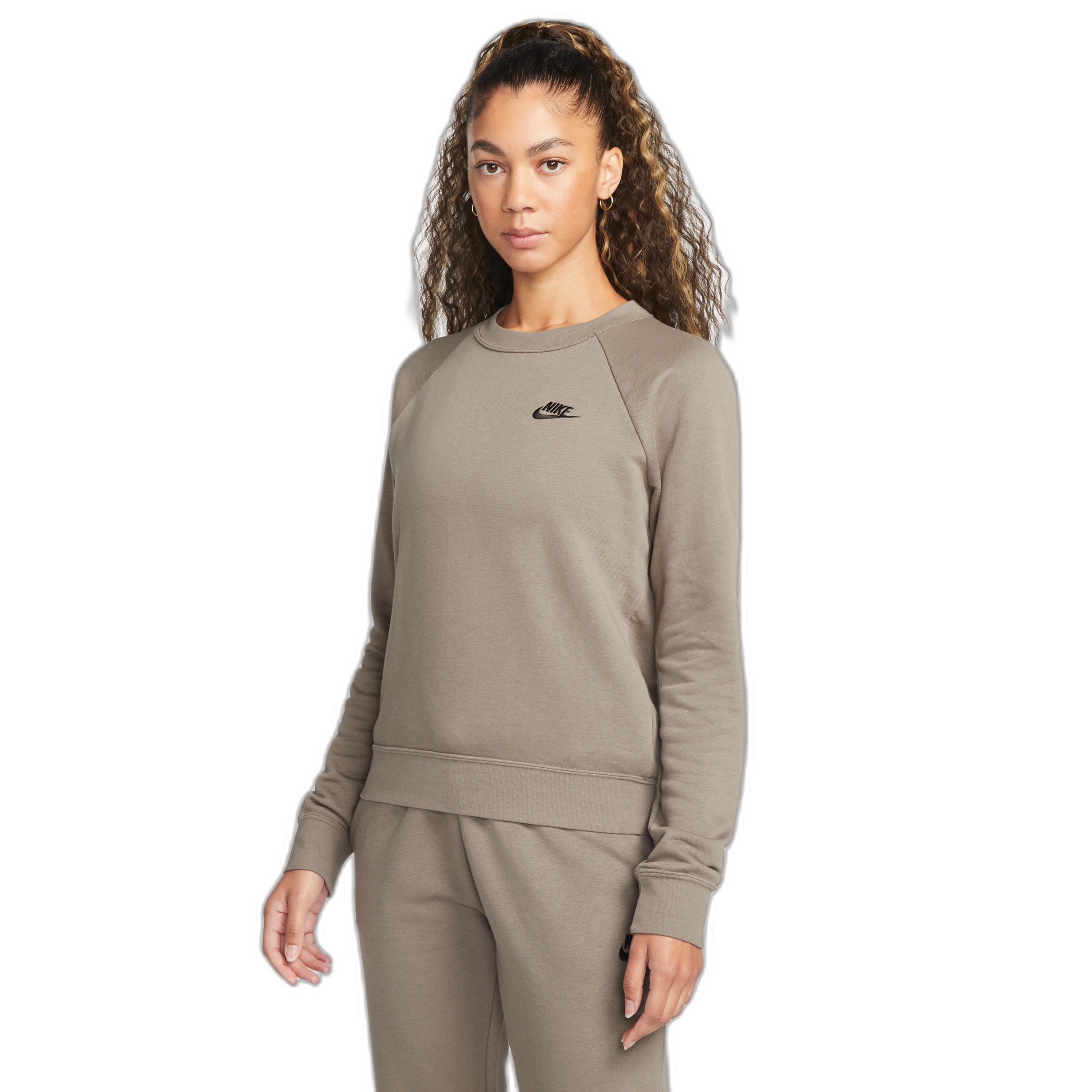 0196152837523 - Sweatshirt Molton Rundhalsausschnitt Frau Sportswear Essential