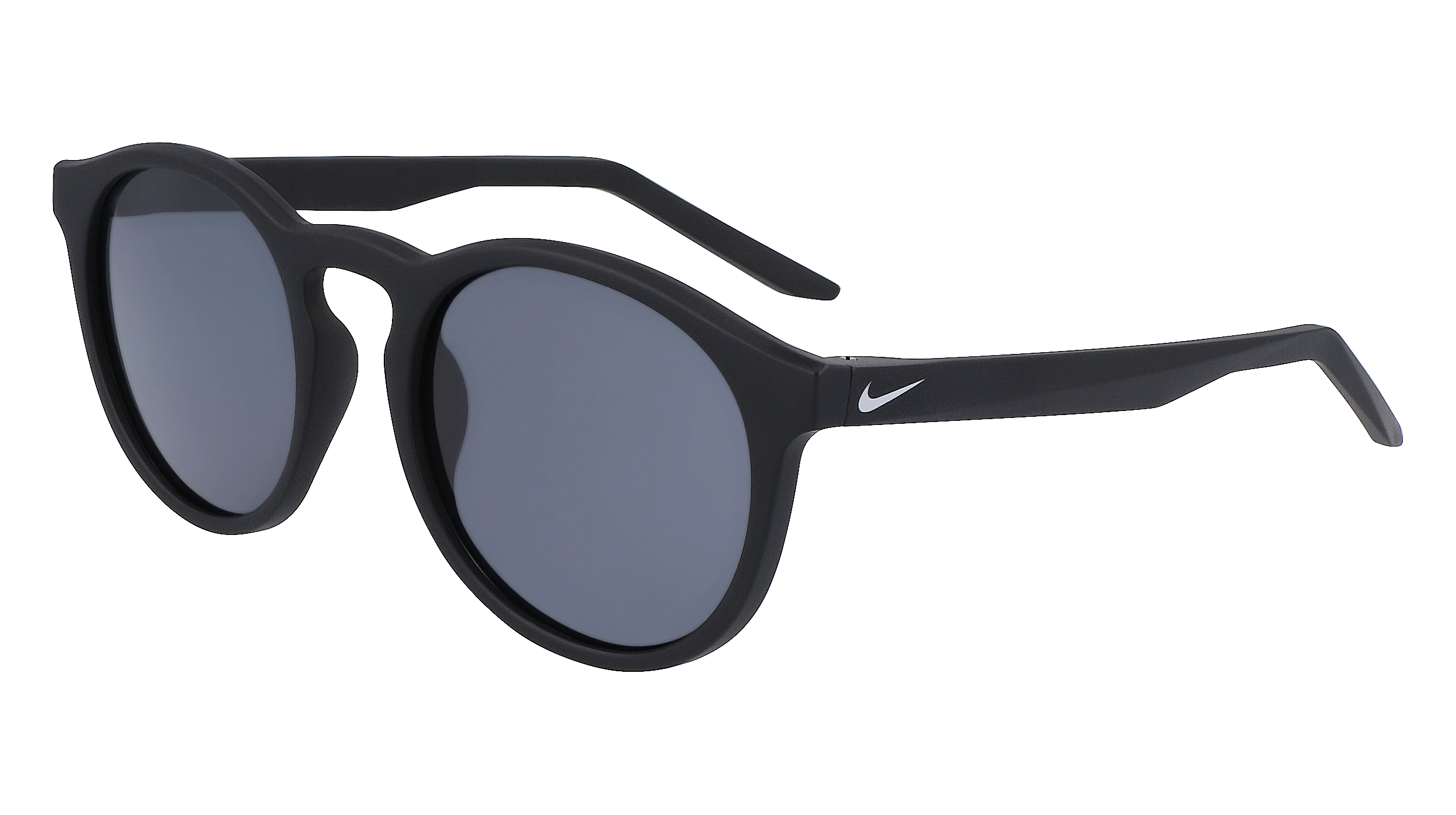 0196154779852 - Unisex NIKE SWERVE P FD1850 11 Gläser SONNENBRILLEN Plastik Schwarz-undurchsichtig Grau Rund Polarisiert Polarisiert