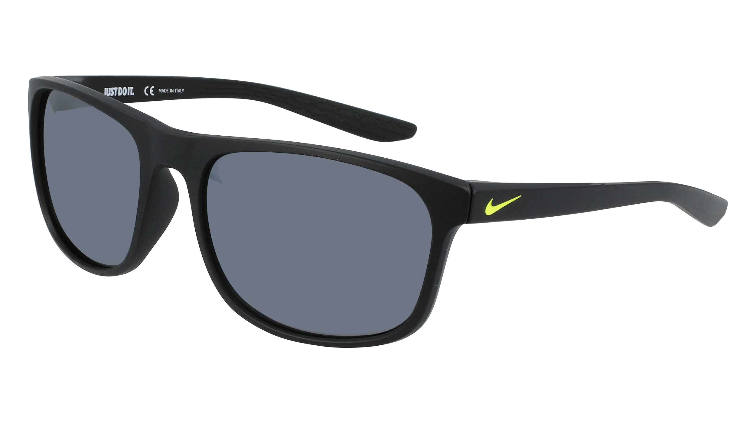 0196156102634 - Unisex NIKE ENDURE FJ2185 11 Sonnenbrillen Bio-Injekt Schwarz Silber Quadratisch Normal Normal