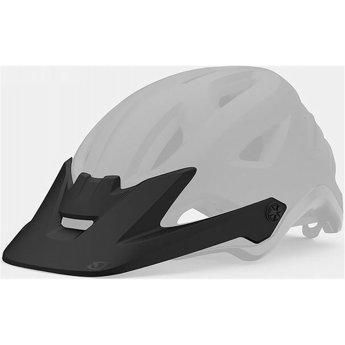 0196178012126 - Ersatzvisier Schwarz Matt für GIRO MERIT SPHERICAL Helm 2022 Größe 51-55 cm